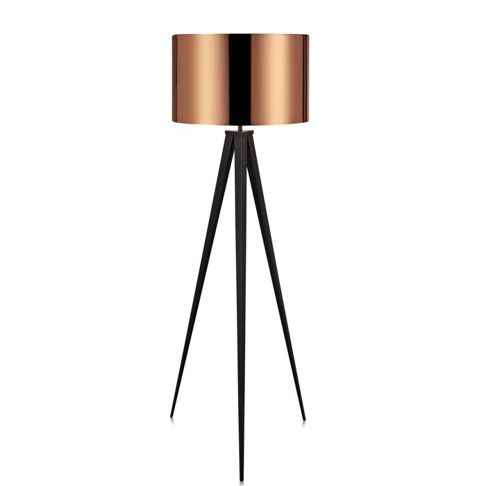 Lampadaire Teamson Home Abat-jour marron 55 X 55 X 157 Lampadaire Teamson Home Abat-jour marron 55 X 55 X 157