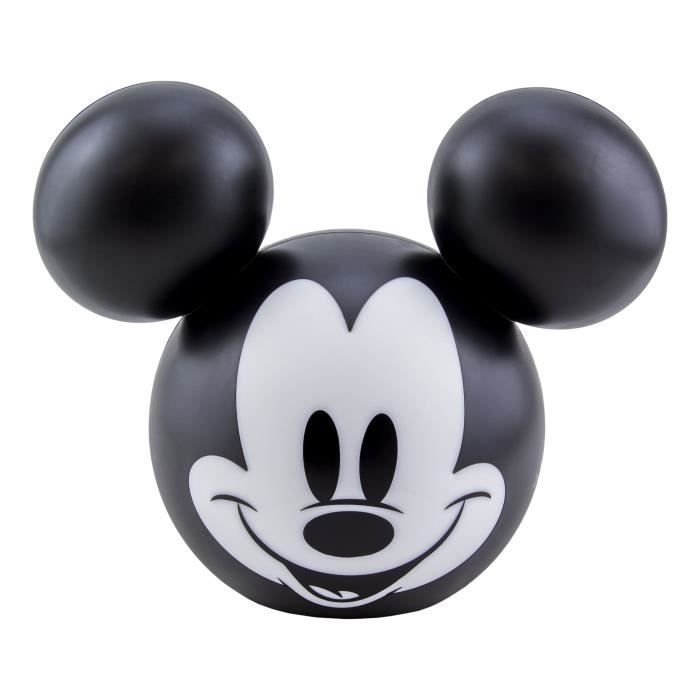 Lampe 3D Mickey Mouse - Disney - Fonctionne avec des piles - Noir