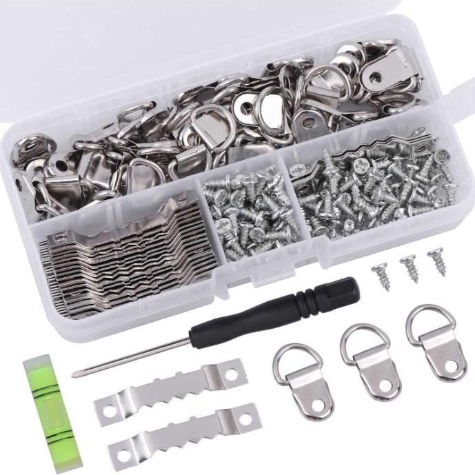 Kit De Fixation Pour Nichoir - 2 Supports En Acier Inoxydable Avec Vis - Pour Accrocher Mangeoires Et Nichoirs Aux Arbres, Clôtures