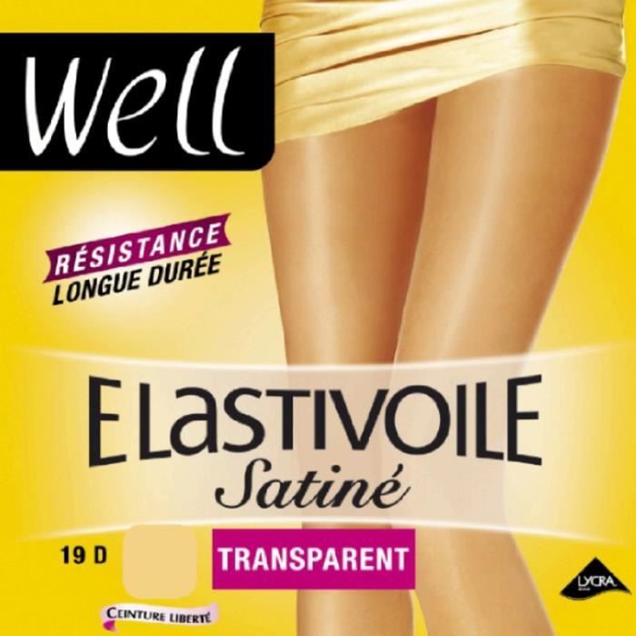 Collant Transparent 15D Grandes Tailles Elastivoile Résistant