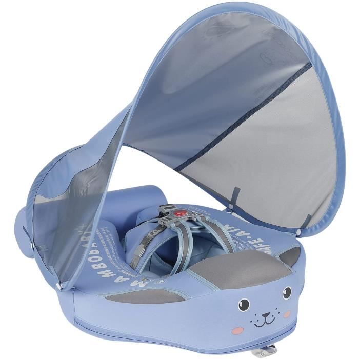 Bouée bébé UPF50+ protection solaire ACELIFE- PVC - Bleu - Siège De Bouée bébé UPF50+ protection solaire ACELIFE- PVC - Bleu - Siège De