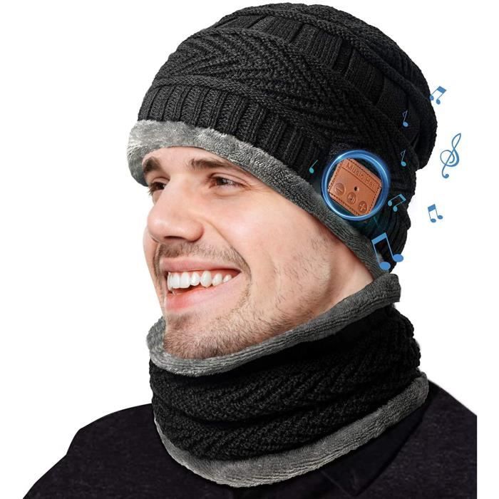 Cadeau Homme Bonnet Bluetooth avec écharpe, Idee Cadeau Original de Noel  papa,Collègue, Chapeau Chauffant Adulte avec Ecouteur - Cdiscount  Prêt-à-Porter