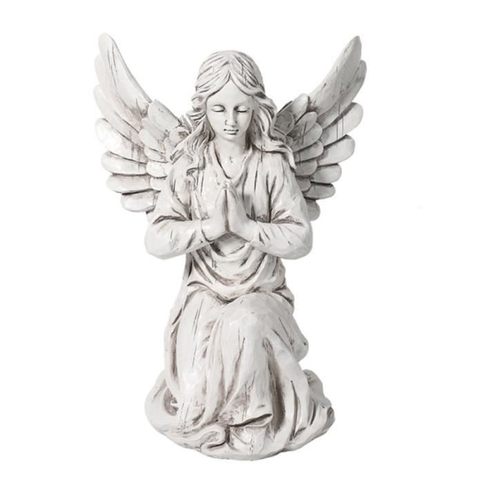 Bénédiction Angel Statue Décoratif De Bureau Résine Artware Petit Ange