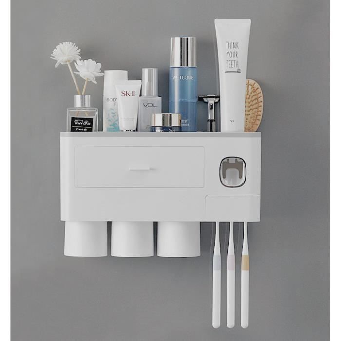 Support Mural En Papillon Pour Brosses à Cheveux | Adhésif, Sans Perçage, Pour Salle De Bain - 6