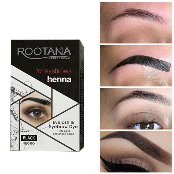 Crème de tatouage pour les sourcils,Pigment henné imperméable à l