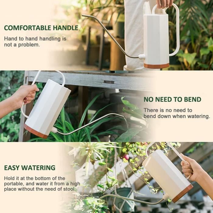 Arrosoir Plante en Acier Inoxydable Arrosoir Jardin IntéRieur Métal