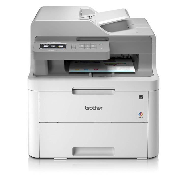 Brother Dcp L3550cdw Imprimante Multifonction 3 En 1 Laser Couleur Silencieuse 45db Memoire 512mo Impression Recto Verso Cdiscount Informatique