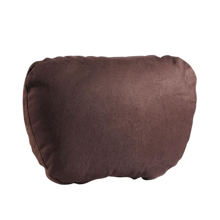 Coussin D'appui-tête Ergonomique En Mousse Mémoire - Support Cervical Pour Voiture, Bureau, Canapé - Noir