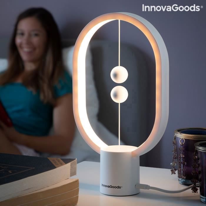 Lampe - INNOVAGOODS - Magilum - Interrupteur Magnétique - Noir - Design Contemporain