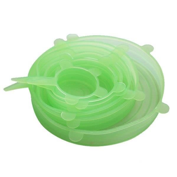 MANUKA 3 Pcs Silicone Bol Pliable avec Couvercle, Saladiers Camping