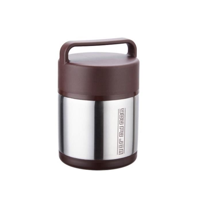 LUNCH BOX,800ml Yellow 1  Boîte à déjeuner en acier inoxydable 304, 3