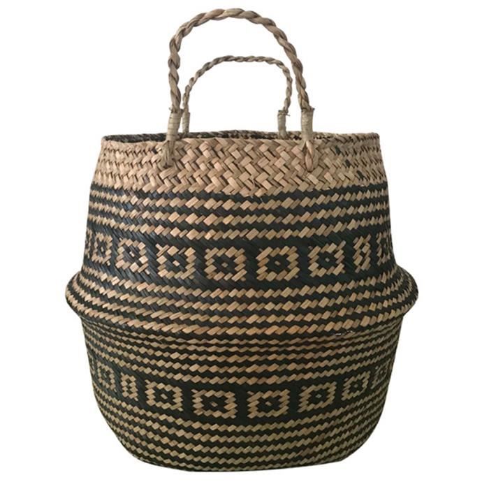 Paniers En Sisal Tissé Main – Rangement Déco Style Africain, Naturel Et Solide