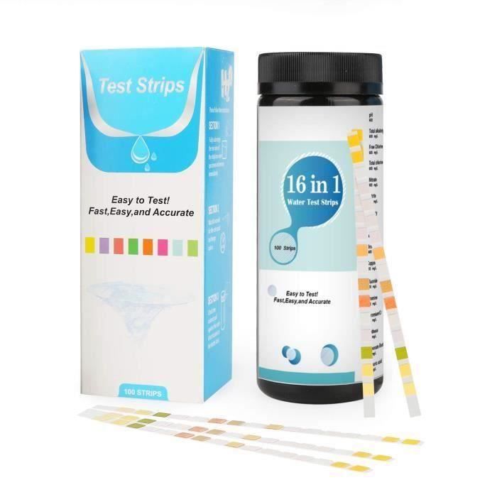 20 Bandelettes Test Dureté Eau SimplexHealth - Mesure 0-1000 Ppm | Pour Adoucisseur Et Eau Robinet