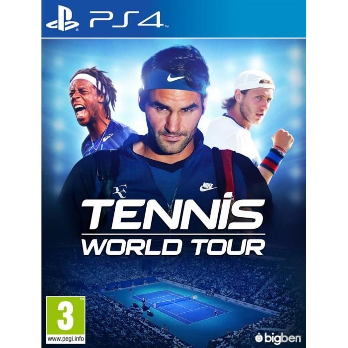 Tennis World Tour jeu PS4