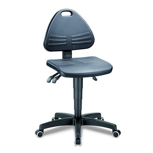 bimos siège d'atelier rembourré par mousse intégrale - avec roulettes hauteur réglable 430 – 600 mm - chaise chaise pivotante