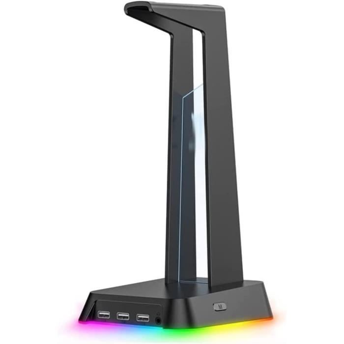 Support Casque En Forme De Buste Personnage - Pour Bureau, PC, Affichage - Noir - Neuf