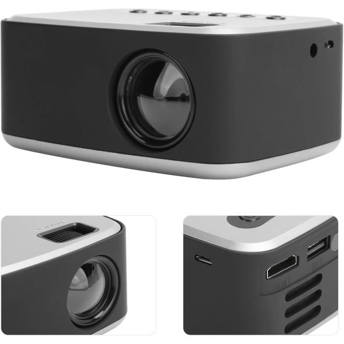 Projecteur Portable Pris En Charge 1080P, Projecteur Vidéo Led Mini