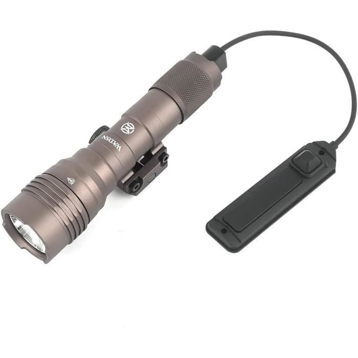 Lampe Torche Airsoft M300b Style Surefire - DEL, 20mm, Rail Noir, Neuve
