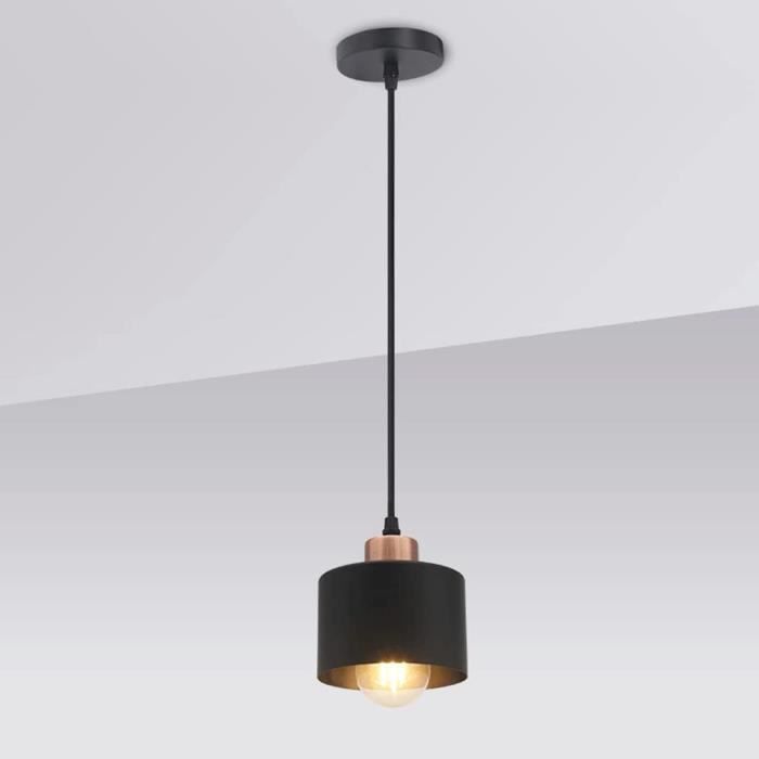 PRIORAT luminaire suspendu noir 39657A