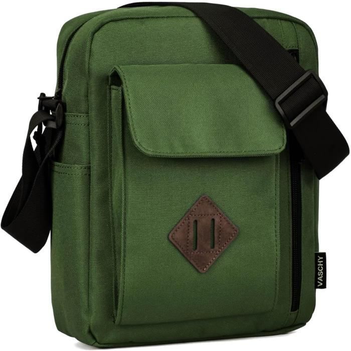 Sac Bandoulière étanche Pour Homme/femme – Léger, Multi-poches – Idéal Sport, Voyage, Quotidien