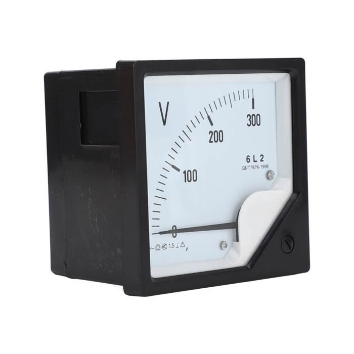 DC 0-20V Ronde Analogique Voltmètre Analog Voltmeter Jauge De