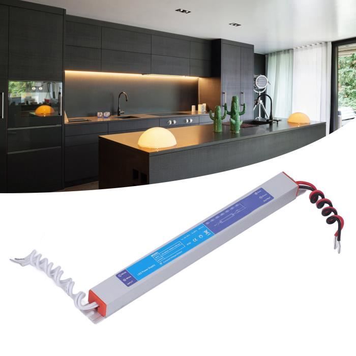 Alimentation à Découpage 15W 12V 1,25A - Boîtier Alliage Aluminium, Dissipation Thermique - Pour Bande LED, Automatisation - 11