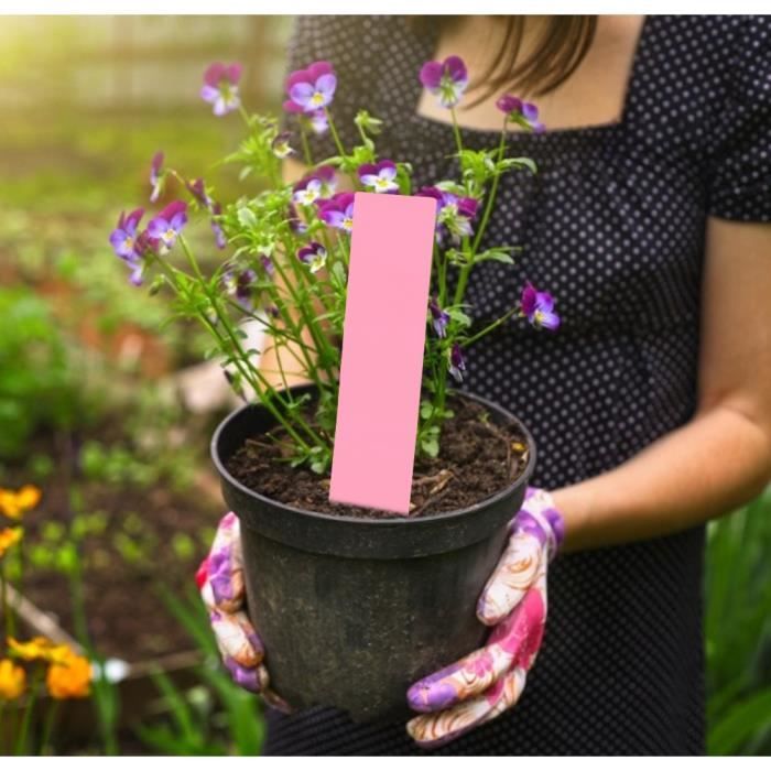 18 étiquettes Ardoise Jardin En Bois - Marqueurs Personnalisables Pour Plantes, Pots, 11,5x4,5 Cm