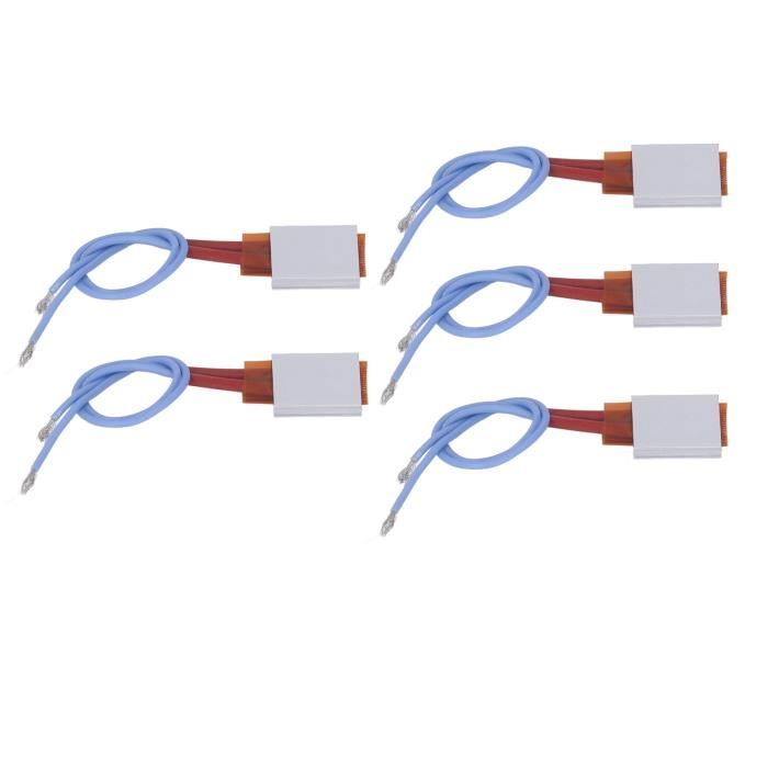 NPQRKJYH Élément Chauffant PTC 8x12x3mm 5V - Lot 2 Pièces 50/70/180°C Film Isolant