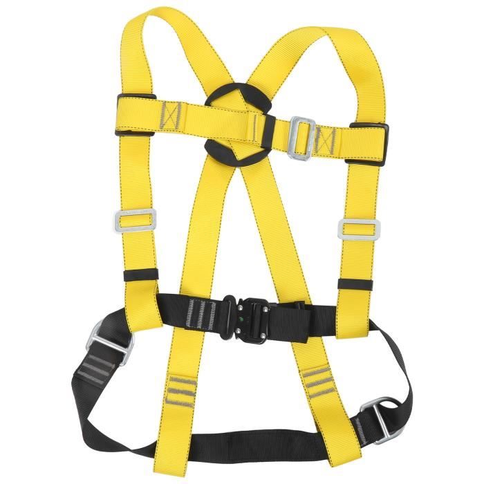 Harnais D'Escalade Réglable Demi-Corps En Polyester - Harnais De Sécurité Robuste Pour Hommes, Escalade, Sauvetage, Incendie Et Spéléologie