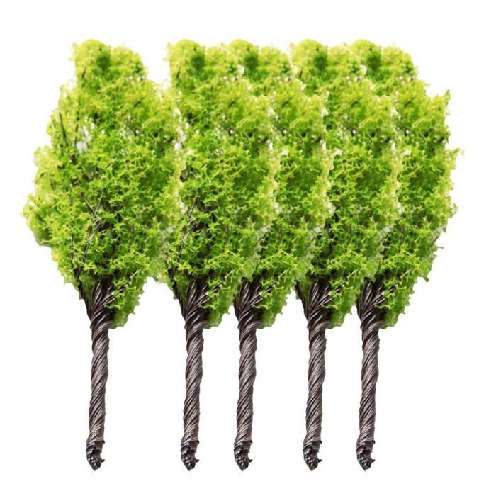 Cayway 34 Arbres Miniatures Pour Maquettes - Arbres Paysage Train DIY 3-15,5 Cm Vert Mixte
