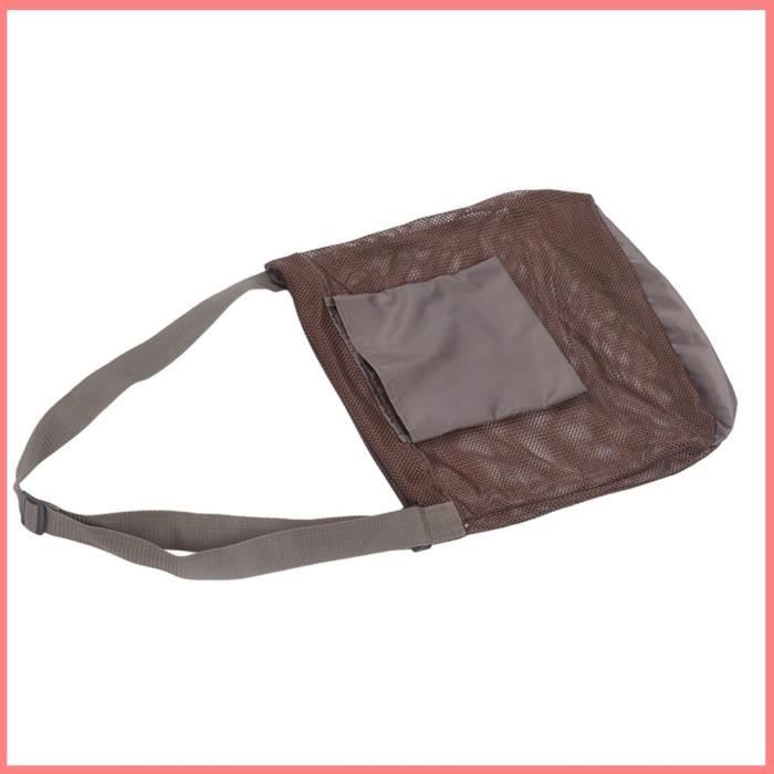 Sac De Cueillette Champignons En Maille Respirante - Grande Capacité 43x42cm - Sangle Réglable Poitrine/Main