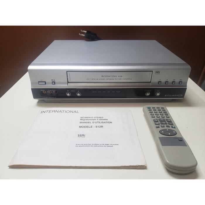 MAGNETOSCOPE VHS INTERNATIONAL - lecteur dvd