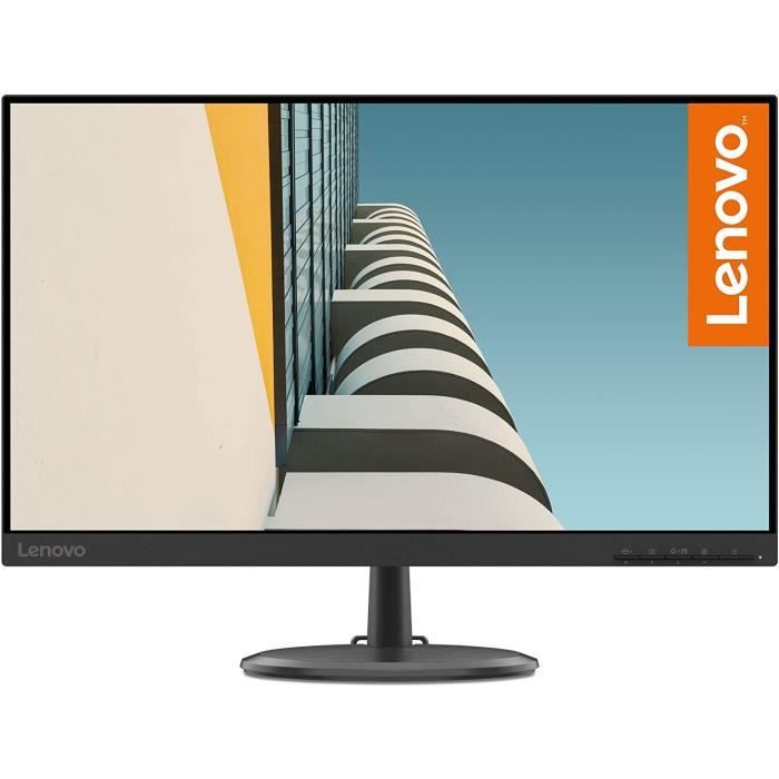 Écran Lenovo C24-25 60,5cm (23,8 Pouces, 1920x1080, Full HD, 75Hz) - Noir
