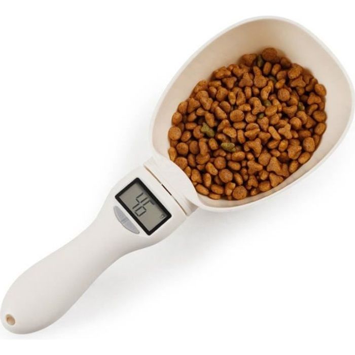 Comparer les prix de Cuillère à mesurer pour Chien Cuillère Pesée avec écran LCD pour Nourriture Croquette