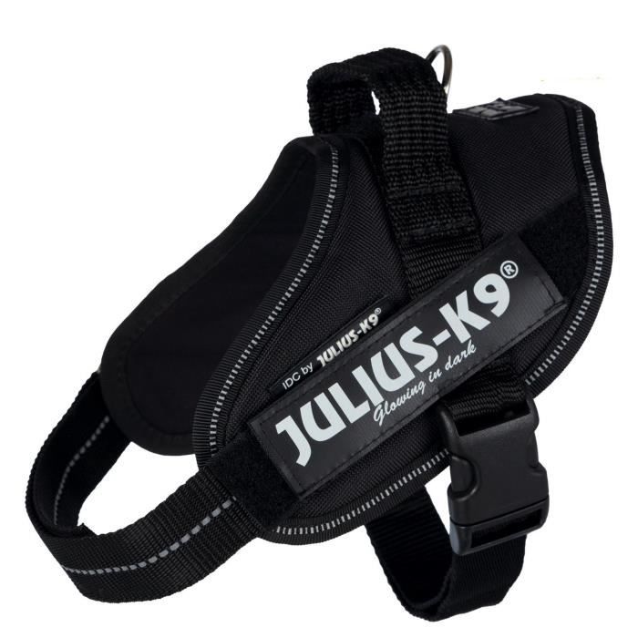 Harnais pour chien - TRIXIE - Julius-K9 IDC - Mini - Ergonomique - Sangles ajustables - Noir Harnais pour chien - TRIXIE - Julius-K9 IDC - Mini - Ergonomique - Sangles ajustables - Noir