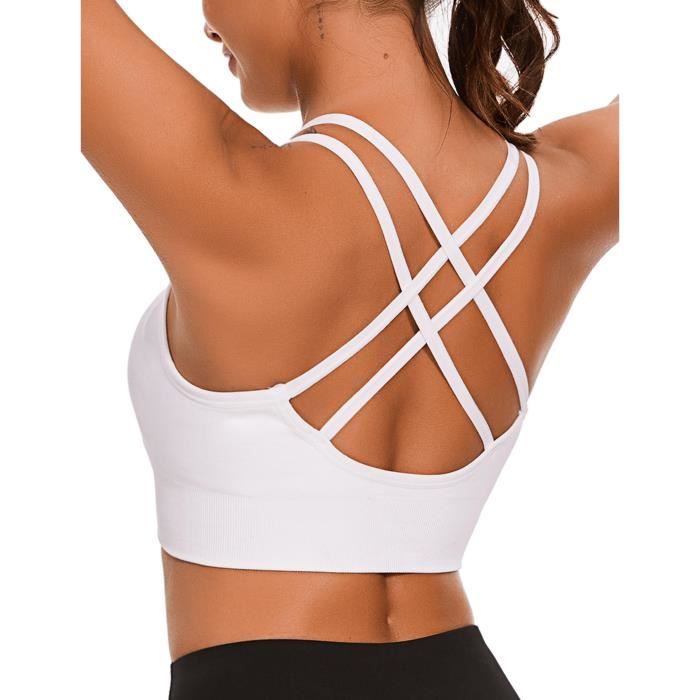 Brassiere Sport Femme Soutien Gorge Femme sans Armature Brassiere da
