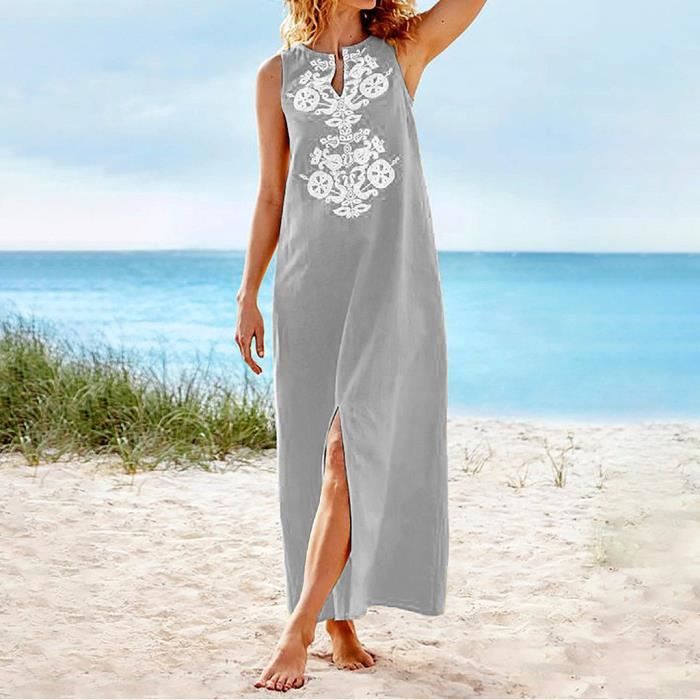 longue robe de plage