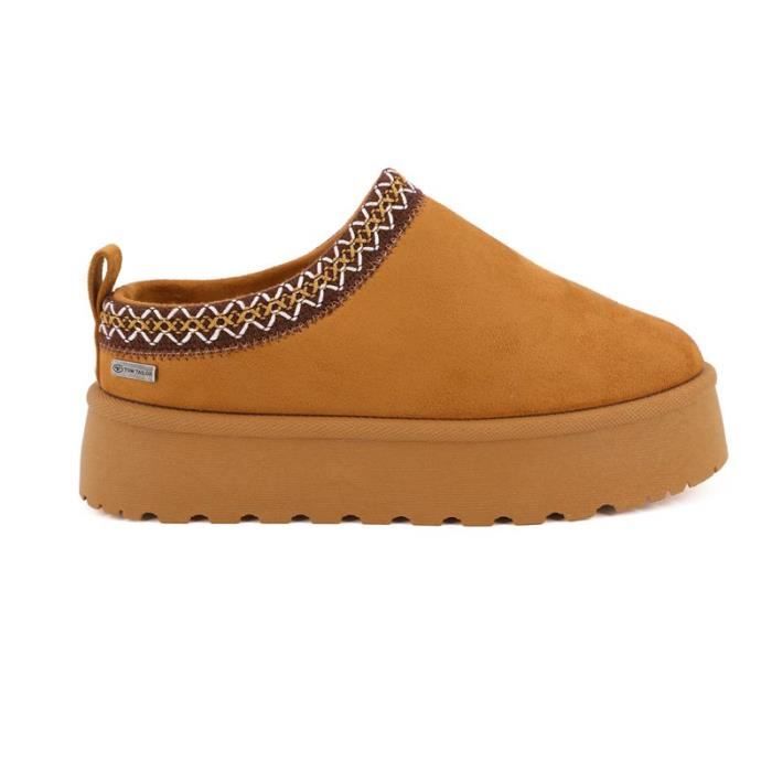 Mule fourree cognac 8490220006 36/41 Femme TOM TAILOR Marron