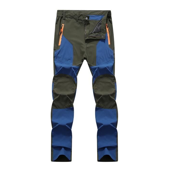 Pantalon De Jogging Homme Polaire Hiver - Chaud, Imperméable, Taille élastique, Poches Zippées, Pour Randonnée/sport