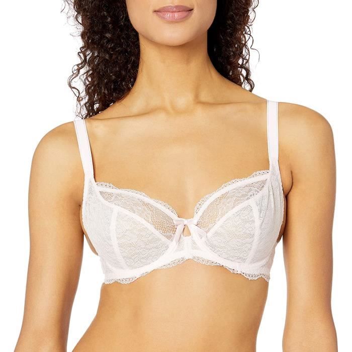 Soutien-gorge à Armatures Dentelle Freya - Taille 32D - Noir - Neuf Avec étiquettes - Style Balconette