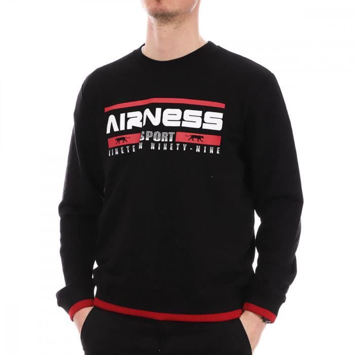 Sweatshirt Airness modele ninety nine homme - Noir