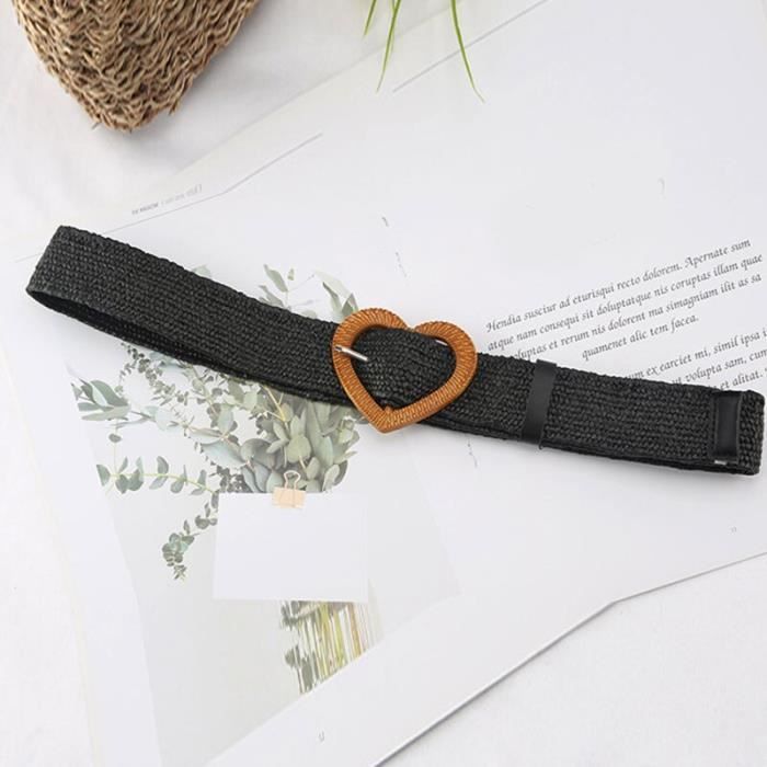 CEINTURE Ceinture de taille tress e style Boho en bois avec