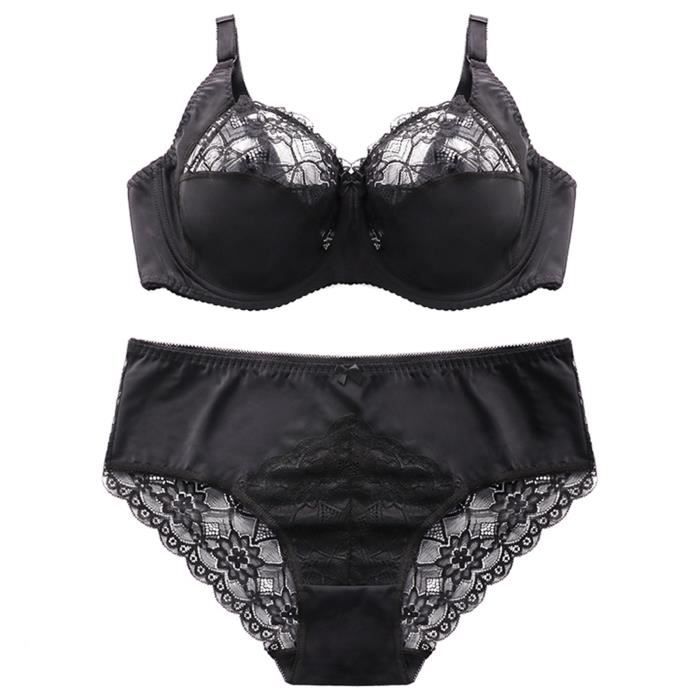 Soutien-gorge Push-up En Satin Et Dentelle – Soutien Mince, Rembourré, Sans Armature Métallique