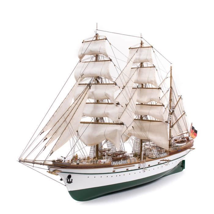 Maquette de bateau en bois - OC CRE - Gorch Fock - 15 ans - Mixte - Bois - Coloris Unique