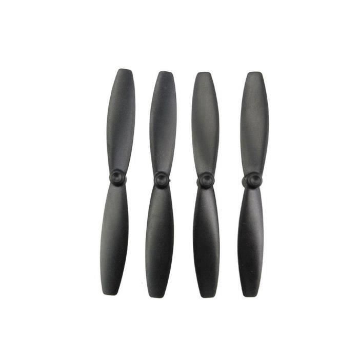 Lot De 4 Hélices De Drone – Compatibles Bebop 2, 2 Noirs Et 2 Blancs, Diamètre 7