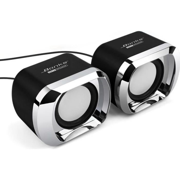 USB 2.0 haut-parleurs portables filaire stereo mini haut-parleur dordinateur de bureau pour ordinateur portable PC portable MP3