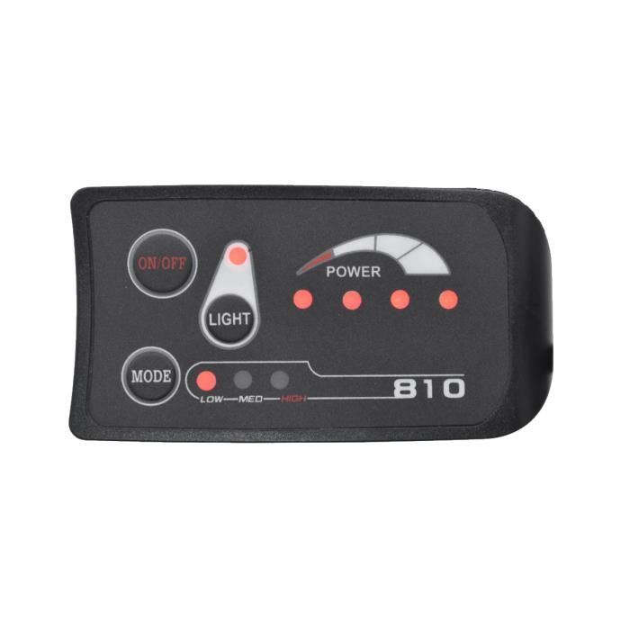 Compteur S810 Pour Vélo électrique 36V : Affichage LED, étanche Et Facile à Installer !