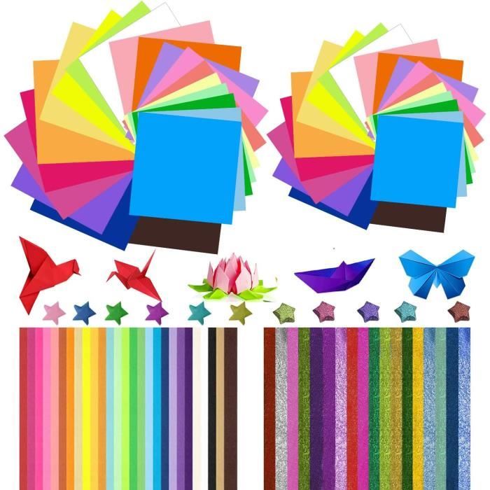 Kit D'origami Pour Enfants - Papier Couleur DIY Artisanat - Neuf