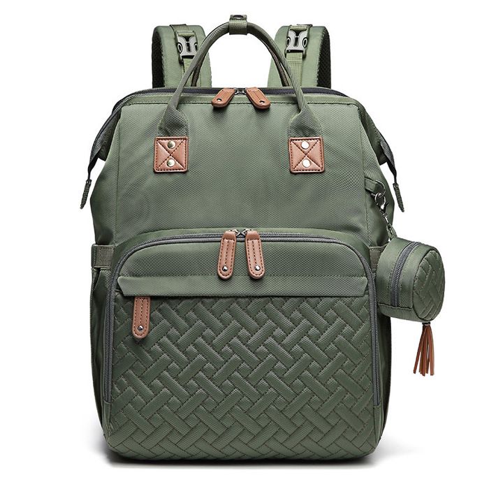 WSLCN Sac à Langer Bébé Imperméable Multifonction - Grand Sac à Dos Voyage Maman Papa Grande Capacité Avec Poche Biberon