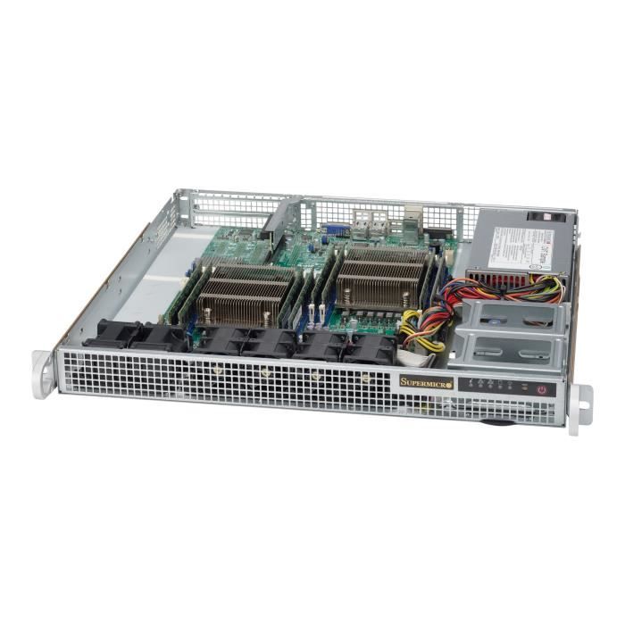 Châssis rack-montable 1U ATX étendu Supermicro SC514 505 - SATA/SAS - 500 Watt